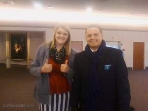 A family friend Stephanie, ran into Elder Hoffman at General Conference last evening!!
