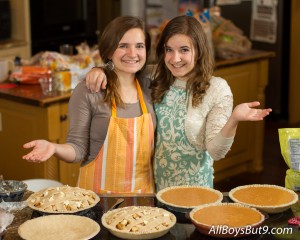 Emily and Anna Bake Thanksgiving Pies