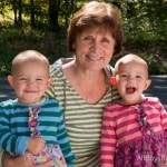 Grandma Cooper and babies