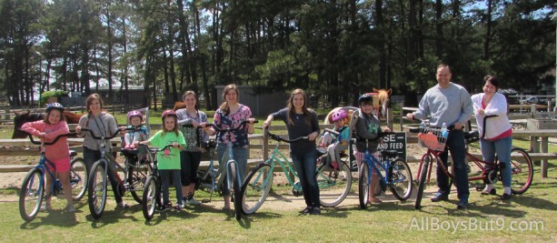 family biking Chincoteague and Assateague!