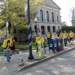 volunteers head to help clean up, refresh and repaint parts of the city!