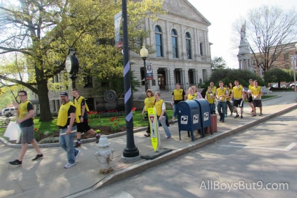 volunteers head to help clean up, refresh and repaint parts of the city!